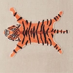 New With Tags Tiger Accent Rug Or Bath Mat.
